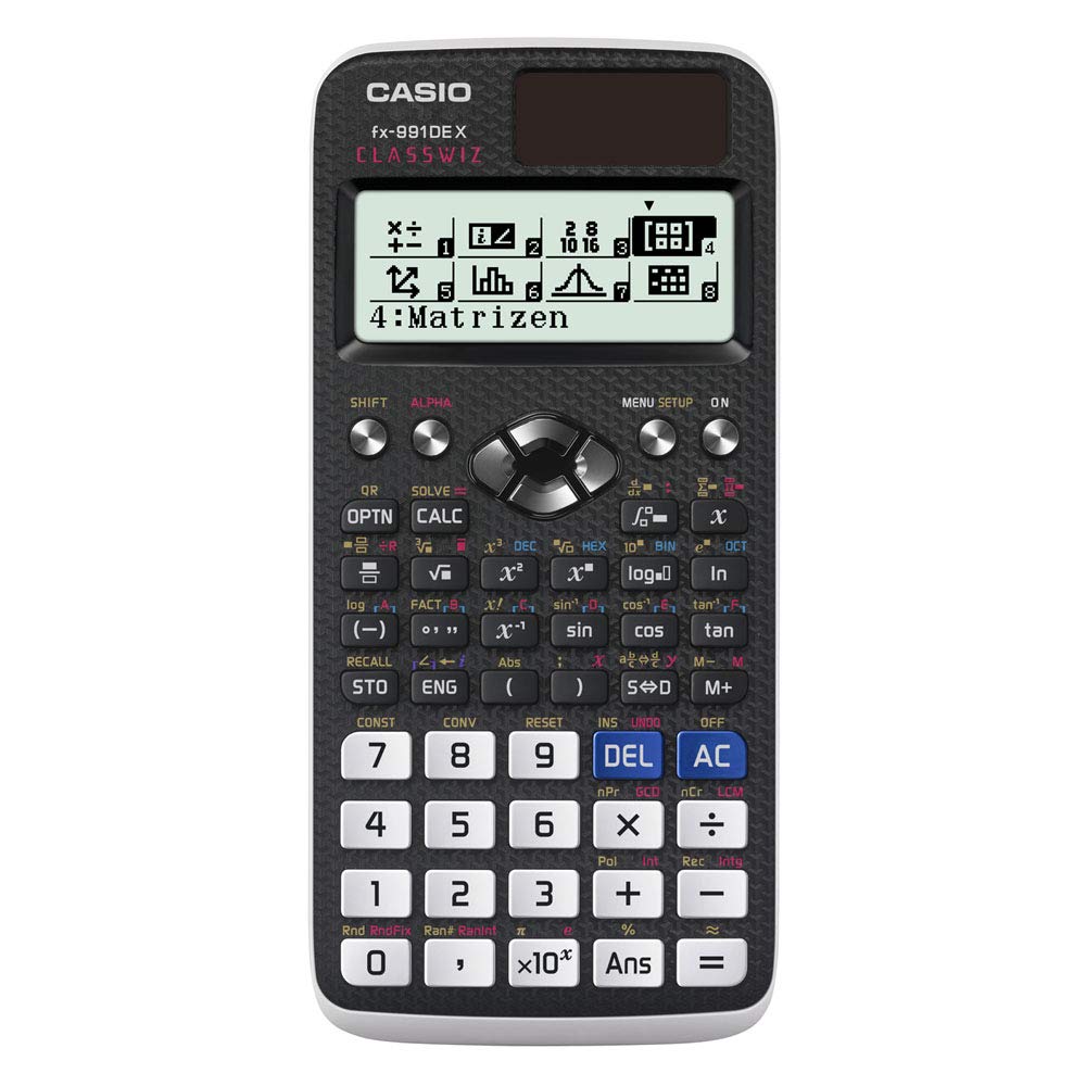 Kalkulators Casio FX-991DE X ClassWiz, tehniski zinātnisks, melns