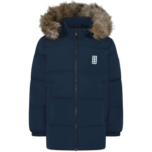 Lego Wear Unisex Winter Jacket - Certified Lwjalapo 701 Down Coat for Boys, Size 122 EU, Exclusive Design