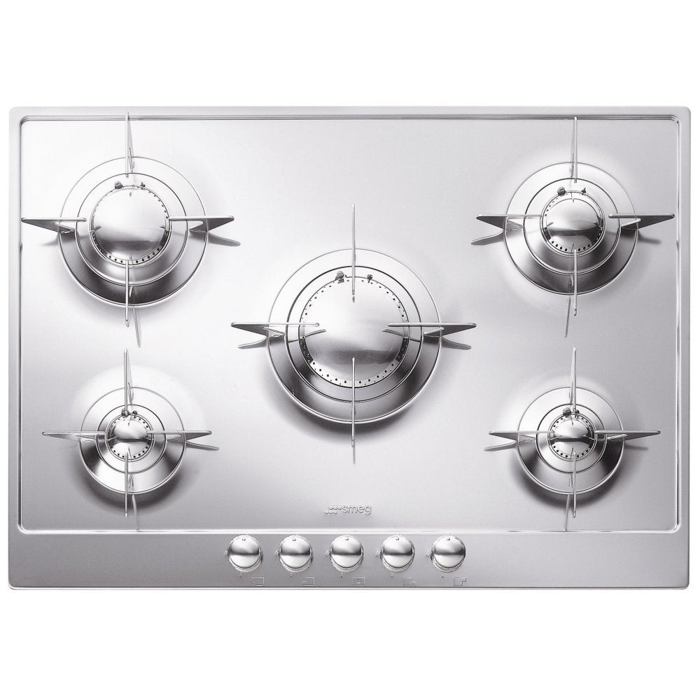 SMEG gāzes plīts PIANO - P705ES, pulēts nerūsējošais tērauds