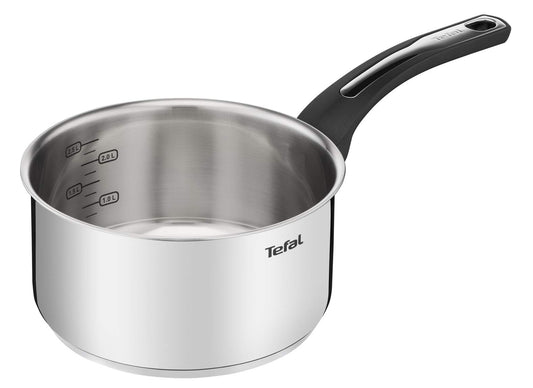 Tefal Emotion E3013004 katliņš - 20 cm, nerūsējošais tērauds, vienmērīga siltuma sadale, izturīgs rokturis, indukcija