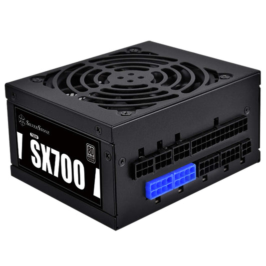 SilverStone SST-SX700-PT - 700W SFX power supply, 80 Plus Bronze, quiet operation, 92mm fan.