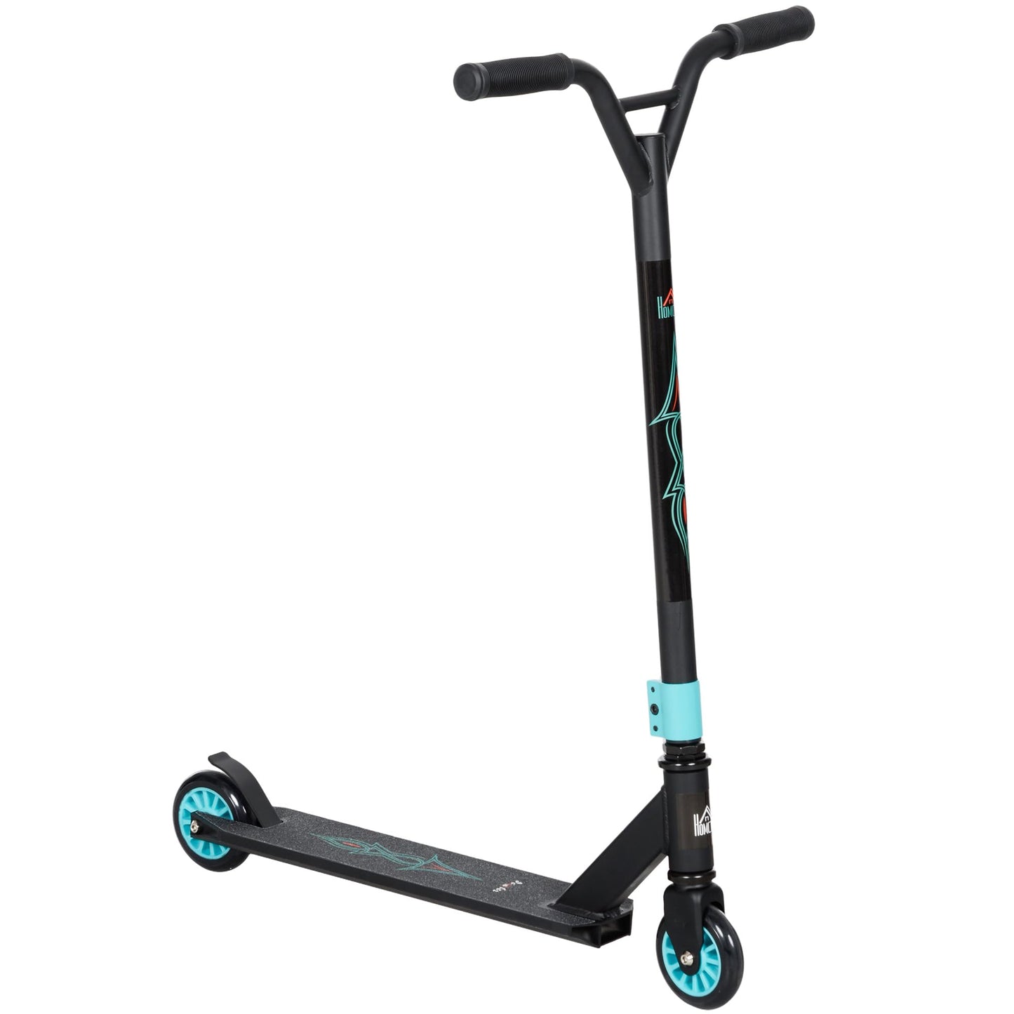 HOMCOM stunta skrejritenis ar 360° stūri līdz 100kg no 14 gadiem, zaļš