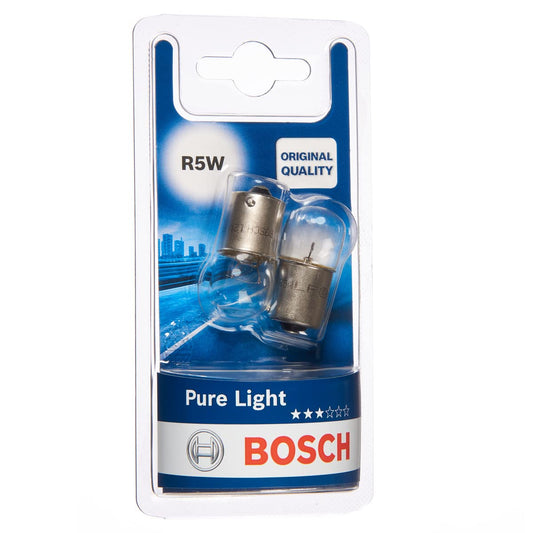 Bosch R5W Pure Light transportlukturi - 12 V 5 W BA15s - 2 gabali