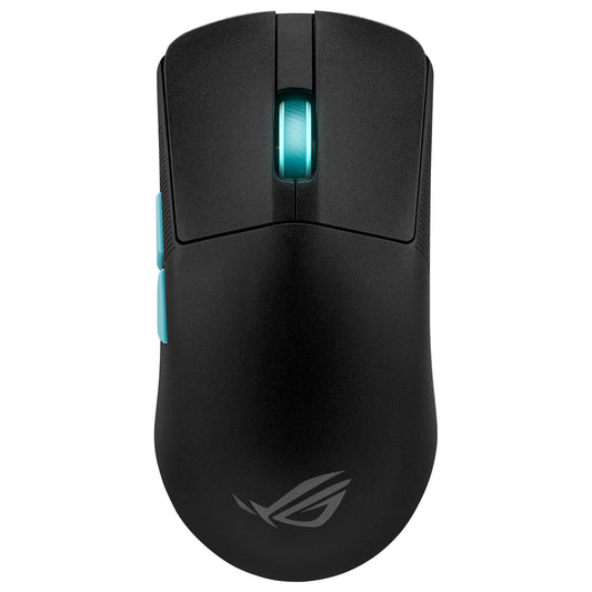 ASUS ROG Harpe Ace Aim Lab Edition - bezvadu spēļu pele ar 36 000 dpi, ROG Micro slēdžiem un piecām programmējamām pogām.