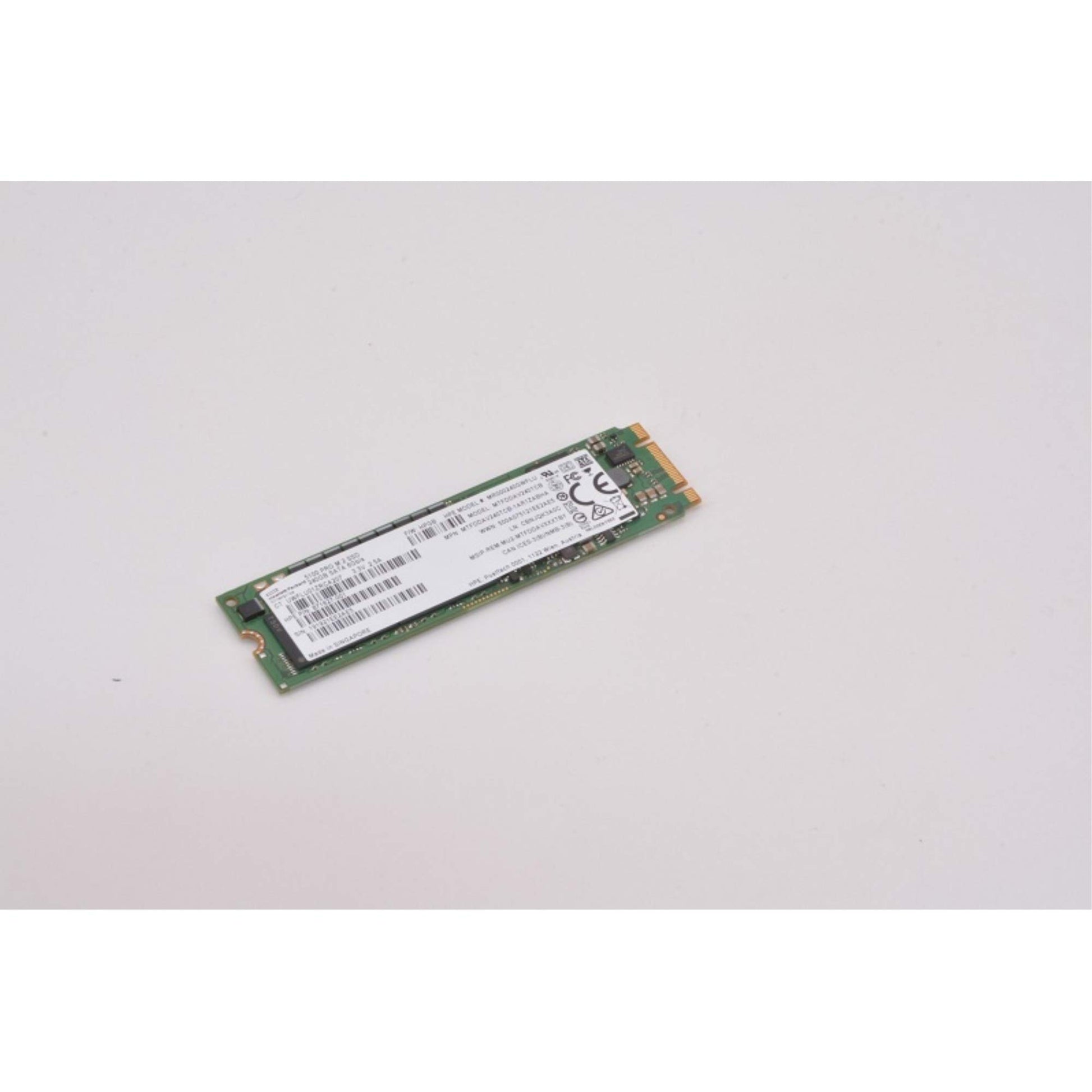 Hewlett Packard Enterprise HP HPE 240GB SATA MU M.2 2280 DS SSD - High-speed storage, compact design, reliable performance.