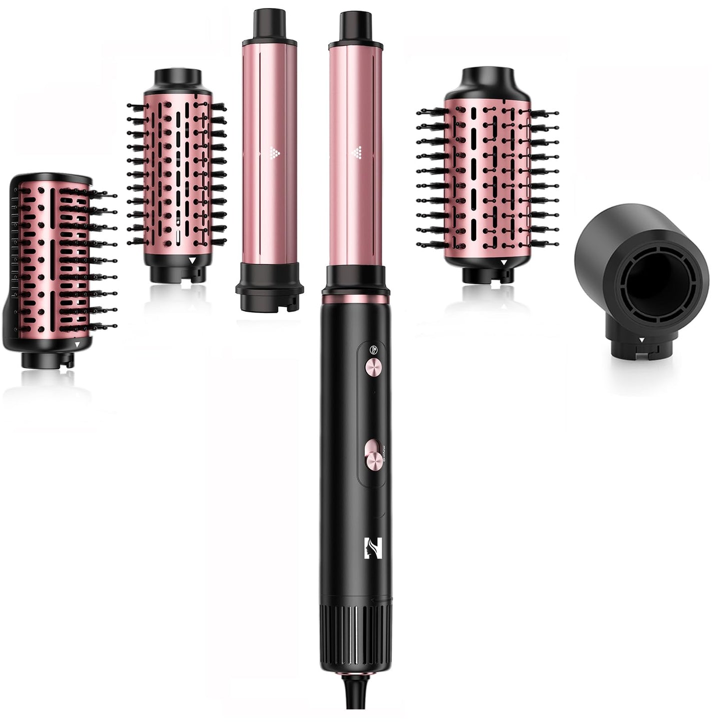 Airstyler NICEBAY 6-in-1, 110000 U/min hairstyler ar Auto-Wrap lokšķēri