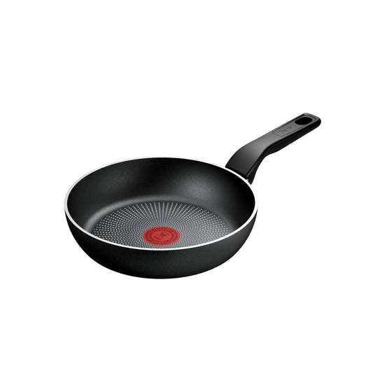 Tefal Recycled On cepamā panna 24 cm - 100% pārstrādāts alumīnijs, nelīpošs, indukcija, trauku mazgājamā mašīnā mazgājama, melna