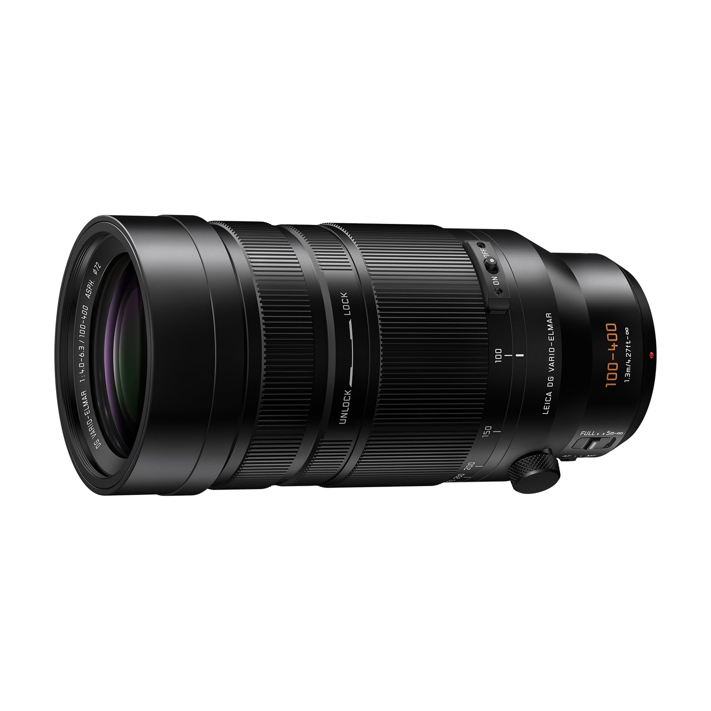 Panasonic LUMIX Micro Four Thirds kamera objektīvs, Leica DG Vario-Elmar 100-400mm, F4.0-6.3 II ASPH., Power O.I.S. - H-RSA100400