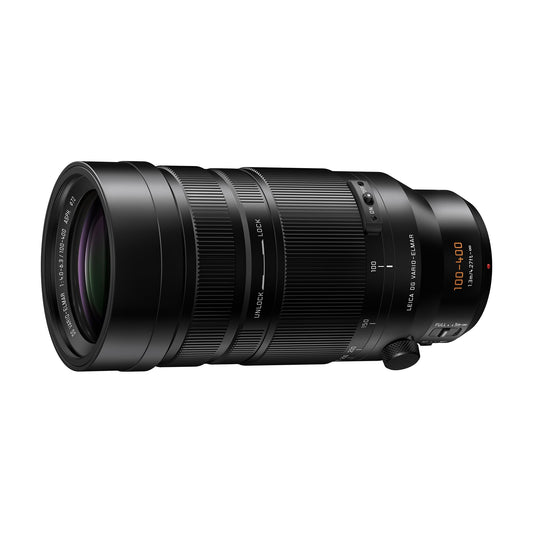 Panasonic LUMIX Micro Four Thirds kamera objektīvs, Leica DG Vario-Elmar 100-400mm, F4.0-6.3 II ASPH., Power O.I.S. - H-RSA100400