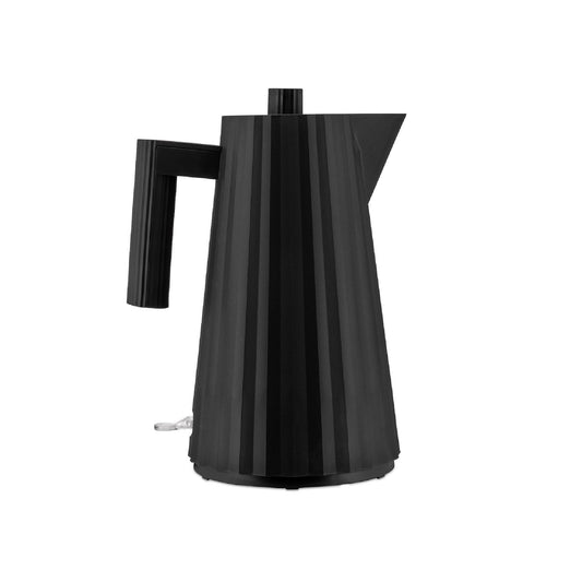 Alessi Plissé MDL06 B/UK - Elektriskā tējkanna, 2400W, 170 cl, melna, izgatavota no termoplastiskas sveķiem.
