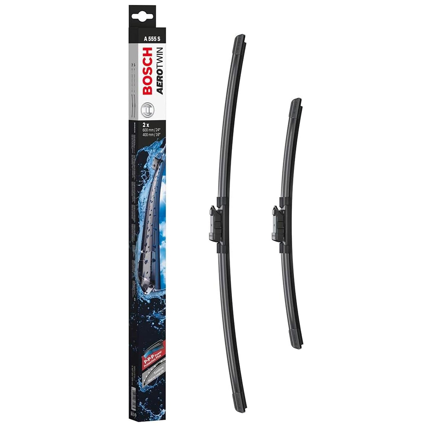 Logu slotiņas Bosch Aerotwin A555S, 600mm/400mm – komplekts