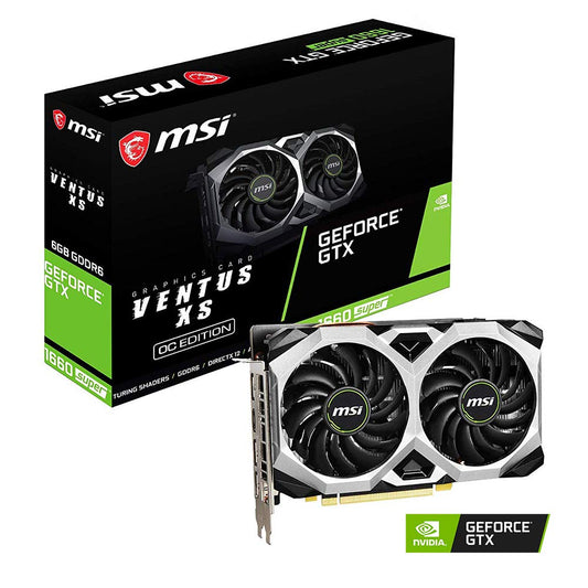 MSI Gaming GeForce GTX 1660 Super - 6GB GDDR6, Dual Fan, VR Ready, DirectX 12, HDMI/DP, OC Graphics Card