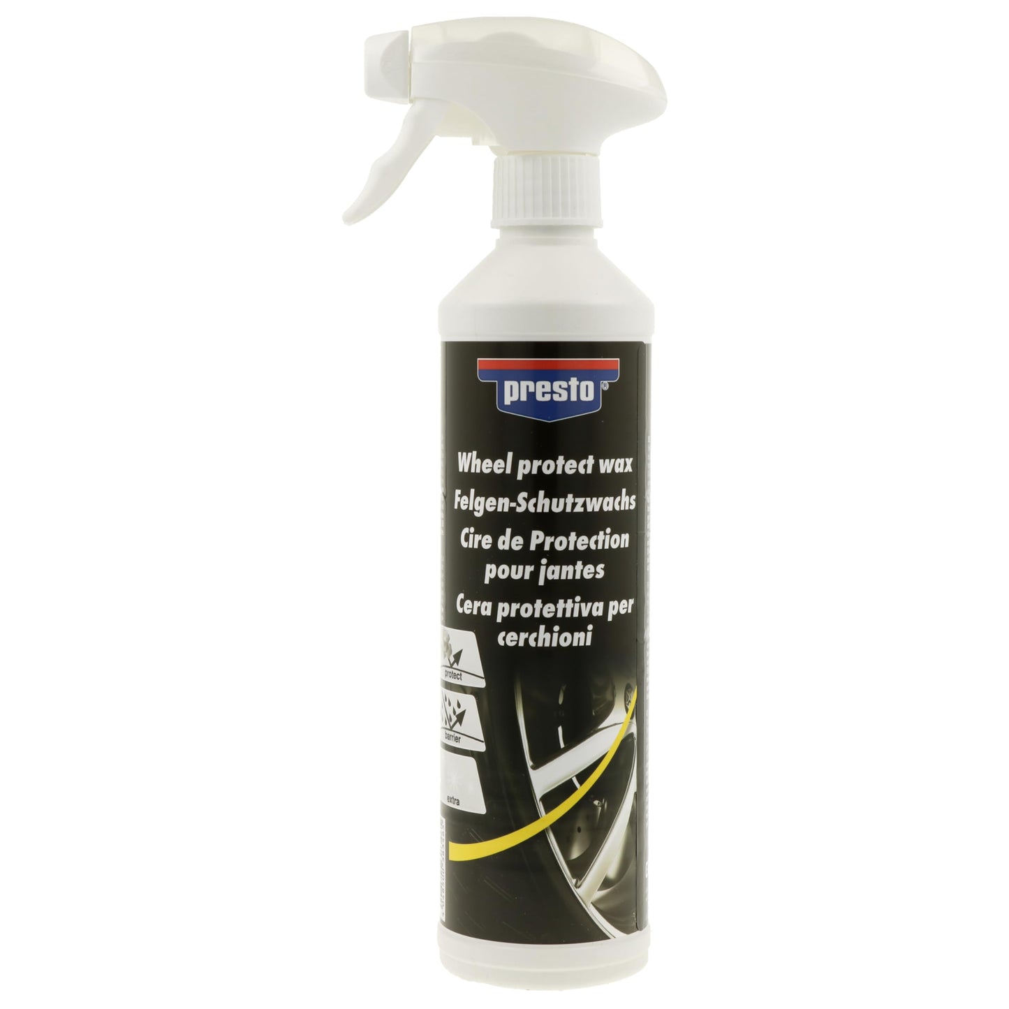 presto disku aizsargvasks 500 ml - disku kopšana ar vaska aizsargpārklājumu
