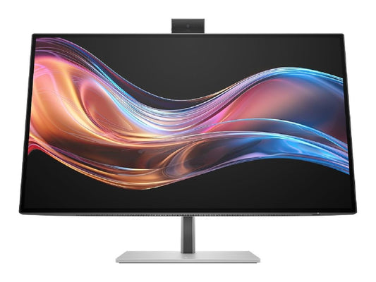 HP 727pm - 27" 4K LED Monitor, IPS Black, 60Hz, Thunderbolt 4, HDMI, DisplayPort, 5ms response, built-in speakers, black/silver.