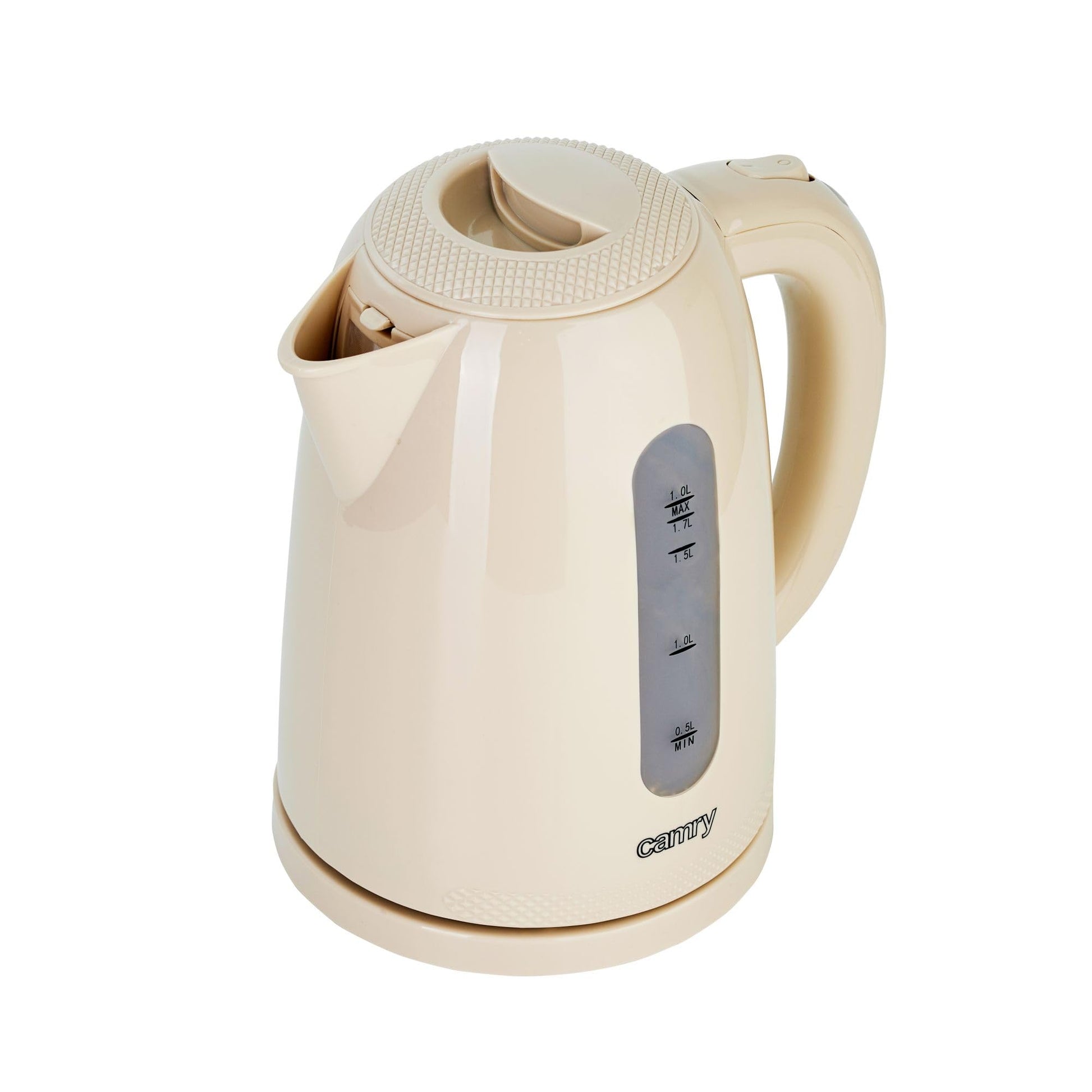 Camry cr1254 Kettle - 2200W, 1.7L capacity, silent operation, ivory color