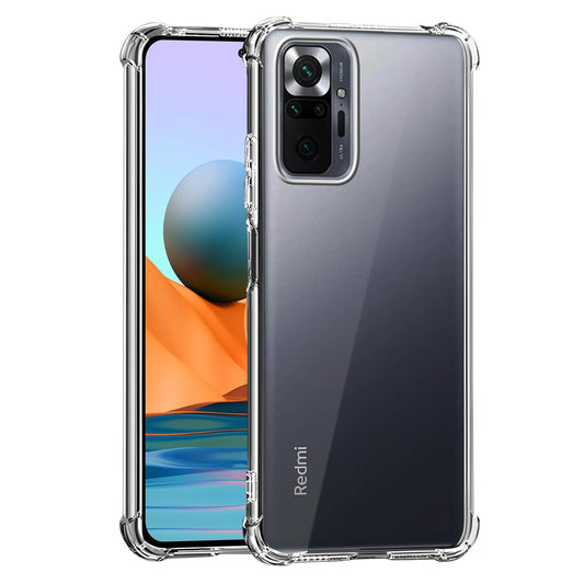 Totill vāciņš Xiaomi Redmi Note 10 Pro 4G, caurspīdīgs aizsargvāciņš ar mīkstu silikona telefona vāciņu, caurspīdīgs bampers pārsegs, saderīgs ar telefona turētāju velosipēdam, telefona turētāju auto