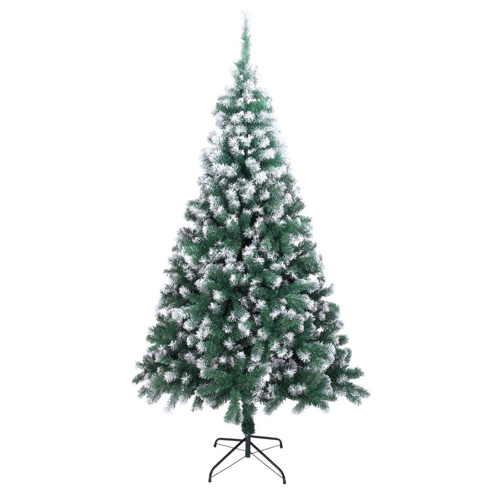 Mākslīga Ziemassvētku eglīte LEADZM, 210 cm, 870 zari, PVC, metāla pamatne, stabila konstrukcija