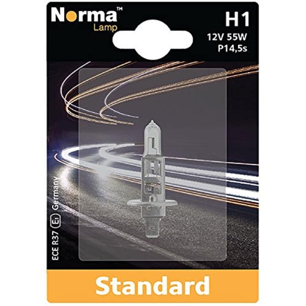 Norma 210651-201 H1 Halogēna luktura spuldze - vienreizēja iepakojuma 12 V 55 W P14