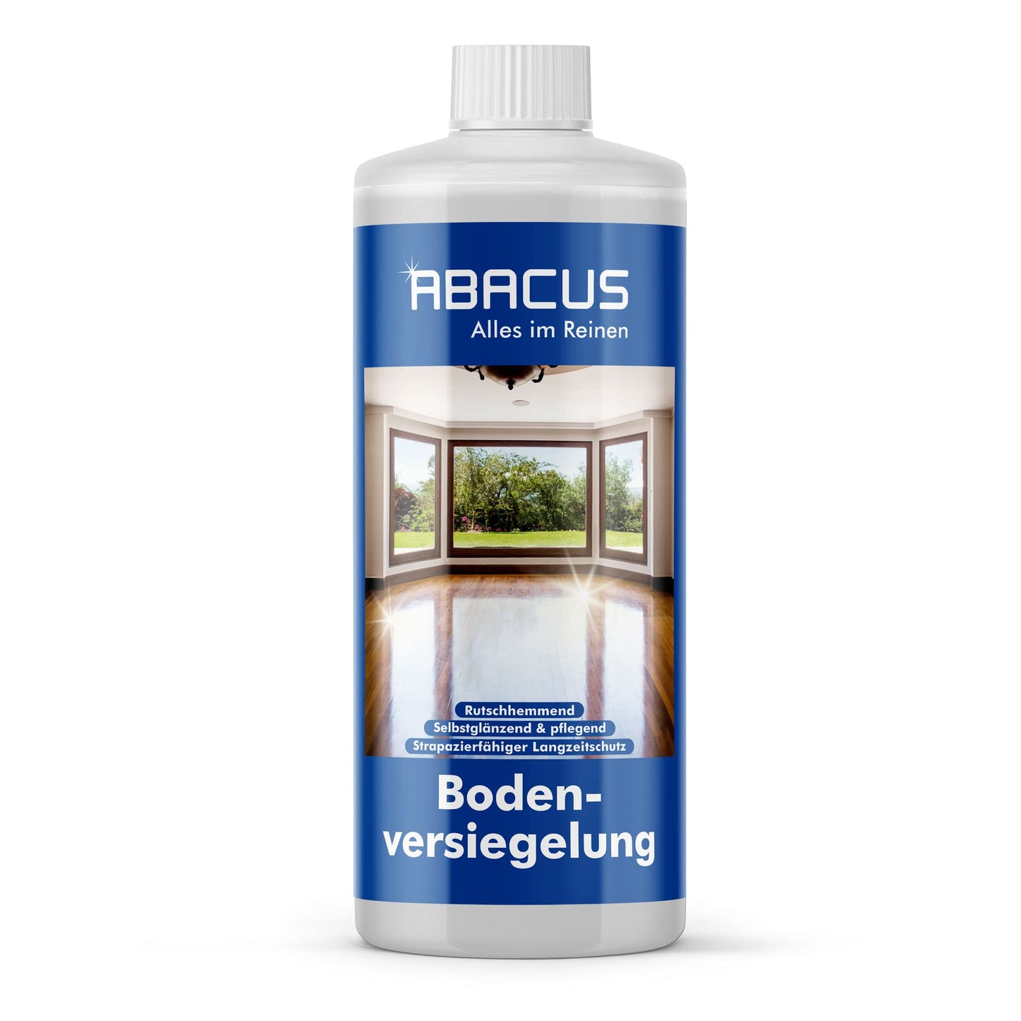 Grīdas aizsargpārklājums ABACUS® Bodenversiegelung, parketam, laminātam, PVC, koka dēļiem, korķim, 1000 ml (2310)