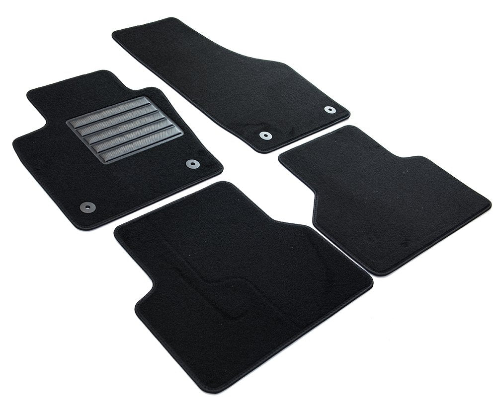 MDM SP-241 paklāji Velūrs automašīnu paklāji piemēroti Audi Q3 I (8U) 08.2011>06.2018, melns