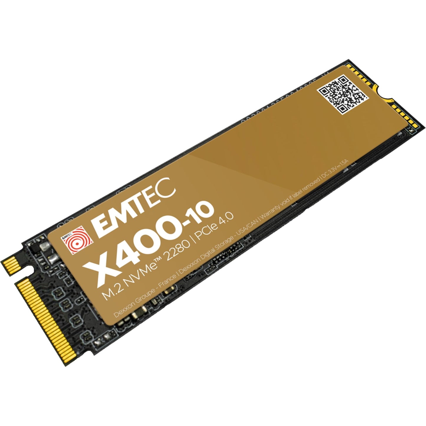 Emtec ECSSD4TX410 4TB SSD - 7400/7000MB/s speeds, NVMe PCIe Gen. 4, M.2 form factor