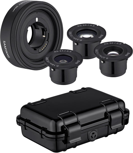 Samyang - Remaster Slim AF - TRĪS fokusa garumi – 21 mm, 28 mm un 32 mm – ar vienu lēcu moduli - Sony FE