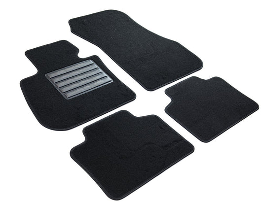 MDM SP-4910 paklāji velūra auto paklājs piemērots BMW 2. sērijai (F45) Active Tourer (arī Plug-in hibrīds) 2015>02.2022, melns