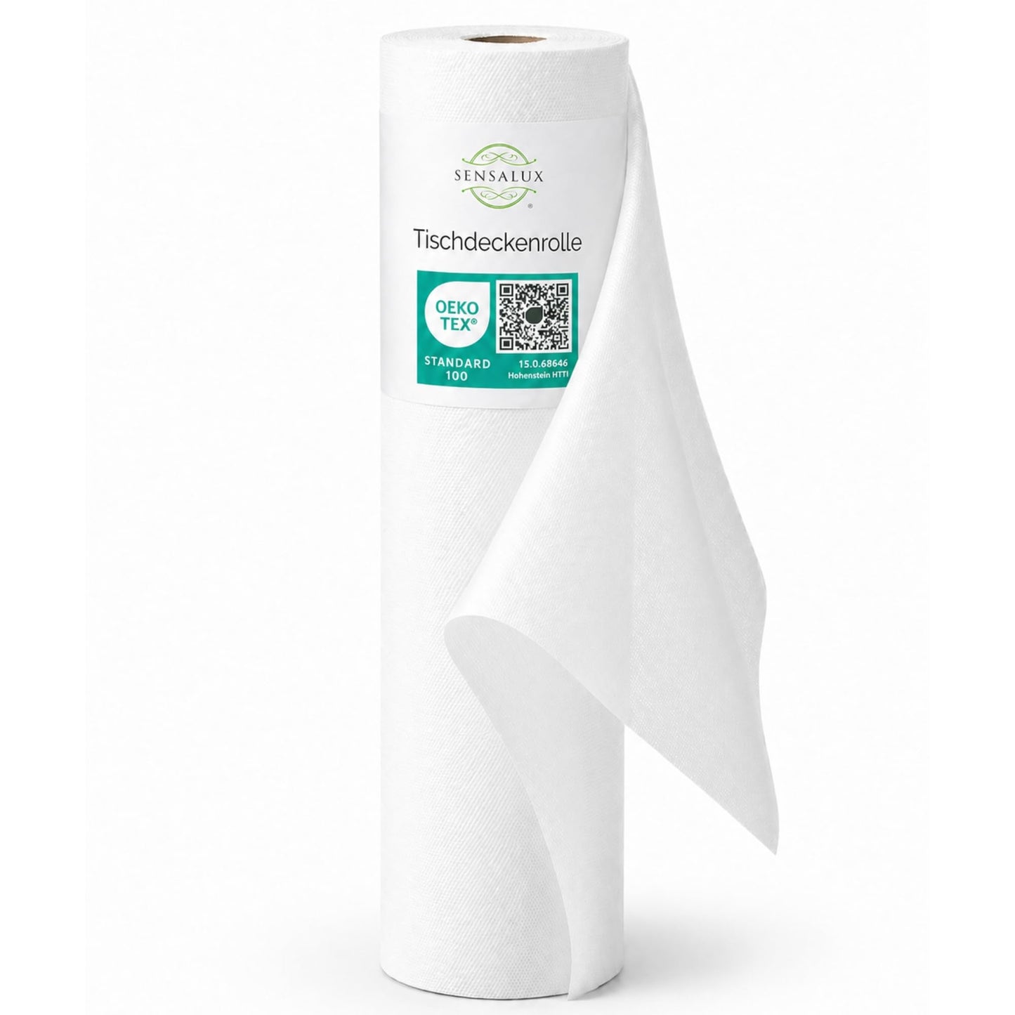 Galdauta rullis Sensalux no neausta materiāla, 1,18 x 25 m, balts, 80 g/m²