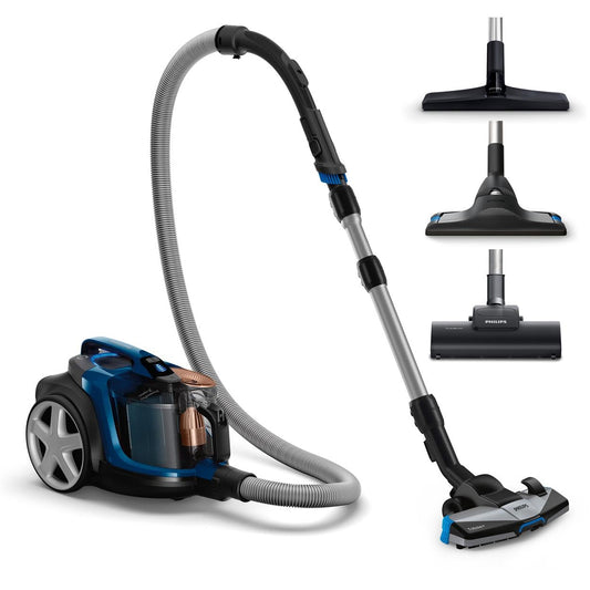 PHILIPS PowerPro Expert bezmaisu putekļsūcējs – 900 W, PowerCyclone 8, daudzvirsmu tīrīšana, alerģijas bloķēšana, Super Turbo birste.