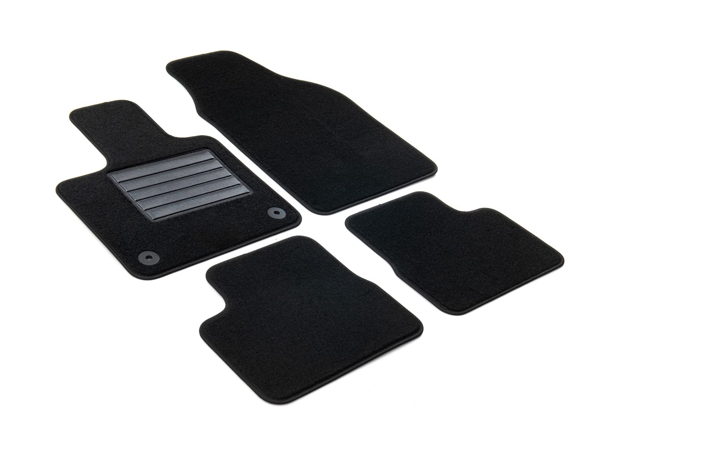 MDM SP-8971 paklājiņi velūrs automašīnu paklājs piemērots Fiat 500 un Electric 2020>, melns