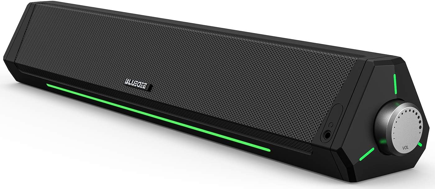 Datora skaņas panelis Bluedee ar Bluetooth 5.0, 3,5-mm AUX un USB barošanu