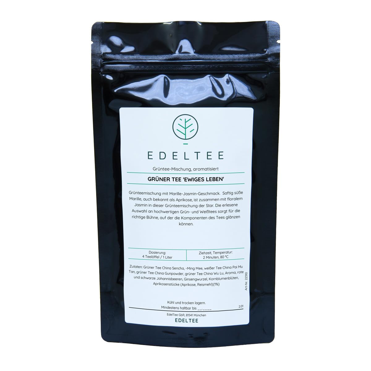 Zaļā tēja “Mūžīgā dzīve” – 250g
