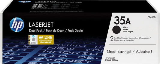 HP 35A Toner Cartridge - Original black LaserJet toner, high-quality printing, compatible with various HP printers.