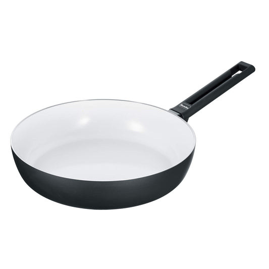 Berndes sautēšanas panna Starter b.nature - augsta mala, ilgtspējīgs kvarca pārklājums, piemērota indukcijai, 24 cm