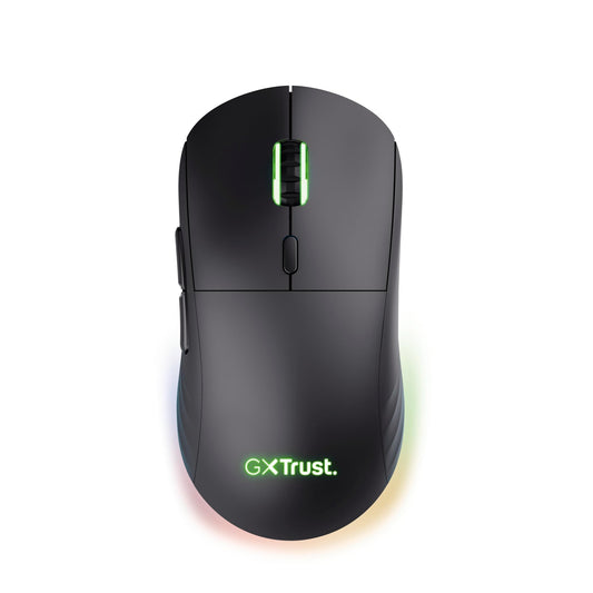 Trust Gaming GXT 927 Redex+ - 25K DPI, 2.4GHz, 94h battery, Kailh switches, 6 programmable buttons, RGB, wireless gaming mouse.
