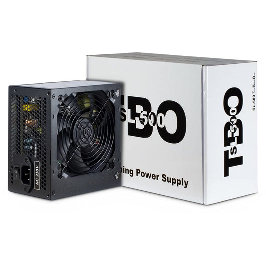 INTER TECH INTER-88882191 SL-500 TBO 500W ATX Power Supply - 20+4 pin, reliable performance, compact design, black color