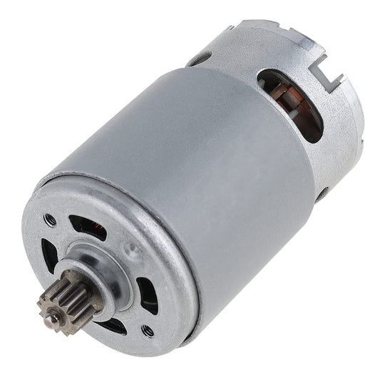 ChgImposs RS550 21V Motor - 19500 RPM, 2 speeds, 12 teeth, high torque gearbox for electric drill/driver.