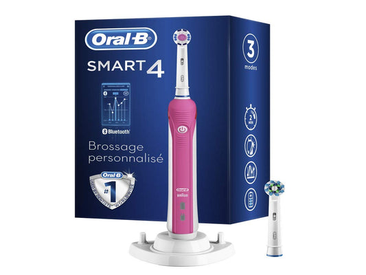 1. Oral-B 4210201177487 Smart 4 4000W Elektriskā zobu birste, ko ražo Braun