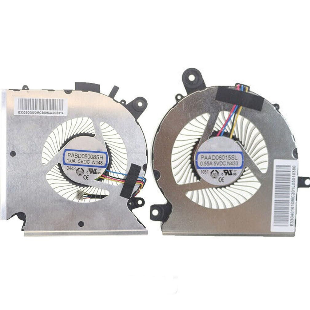 MSI Katana GF66 Pulse GL66 PABD08008SH N459 CPU GPU dzesētājs ventilators - efektīva dzesēšana klēpjdatoriem.
