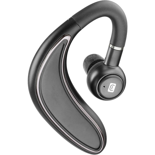 Cellularline Bold Mono-Bluetooth austiņas - ilgmūžīgs akumulators, 40 min uzlāde, 23 stundu autonomija, melnas.