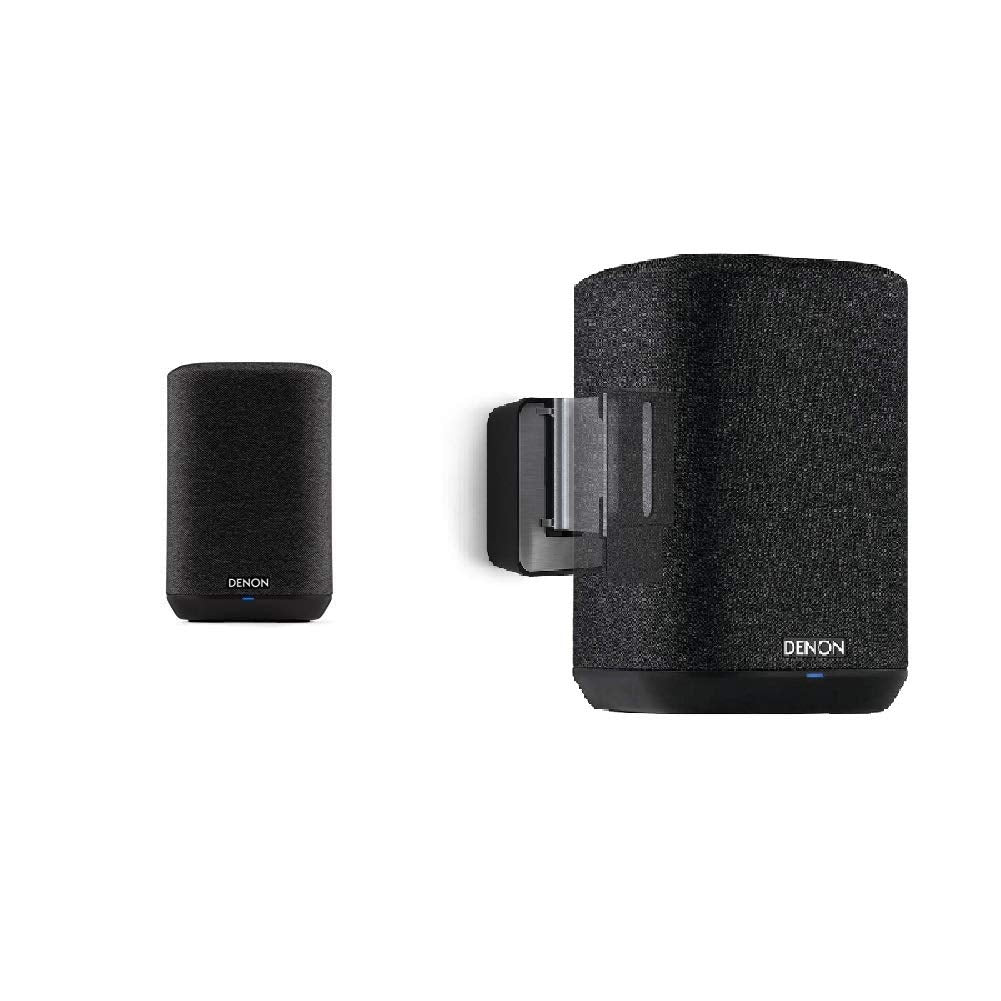 Denon Home 150 skaļrunis, melns + Vogel's Sound 3200 turētājs