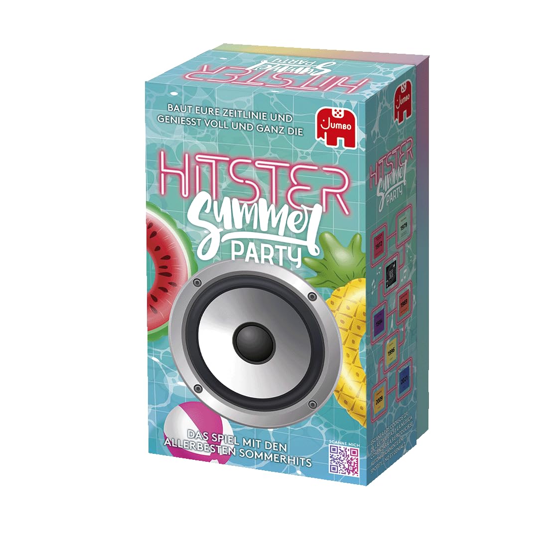 Mūzikas ballīšu spēle pieaugušajiem HITSTER Summer Party, kāršu spēle ģimenei