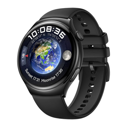 HUAWEI Watch 4 - EKG analysis, 7 health metrics overview, eSIM, dual battery modes, compatible with iPhone and Android.