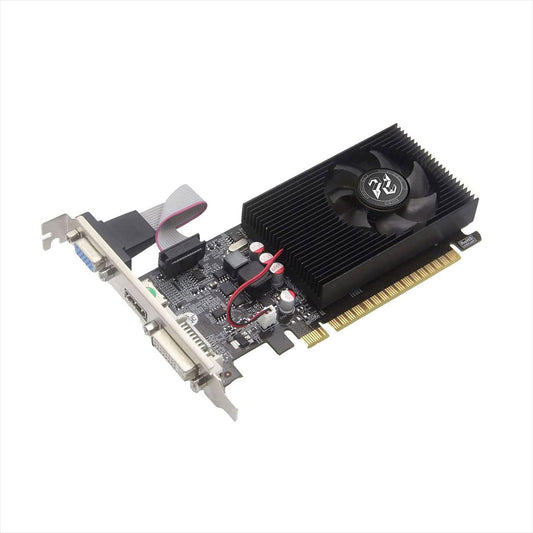 Nuwo NVIDIA GeForce GT 730 - 2GB DDR3, 128-bit, low-profile, DVI, HDMI, VGA, PCIe 2.0, DirectX 11 support.