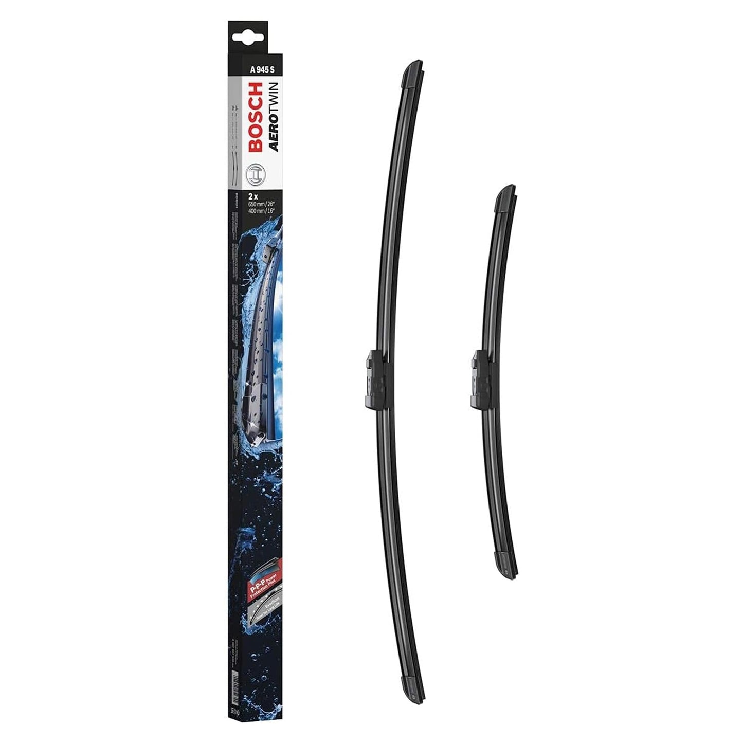 Vējstikla slotiņas Bosch Aerotwin A945S, 650mm/400mm, komplekts