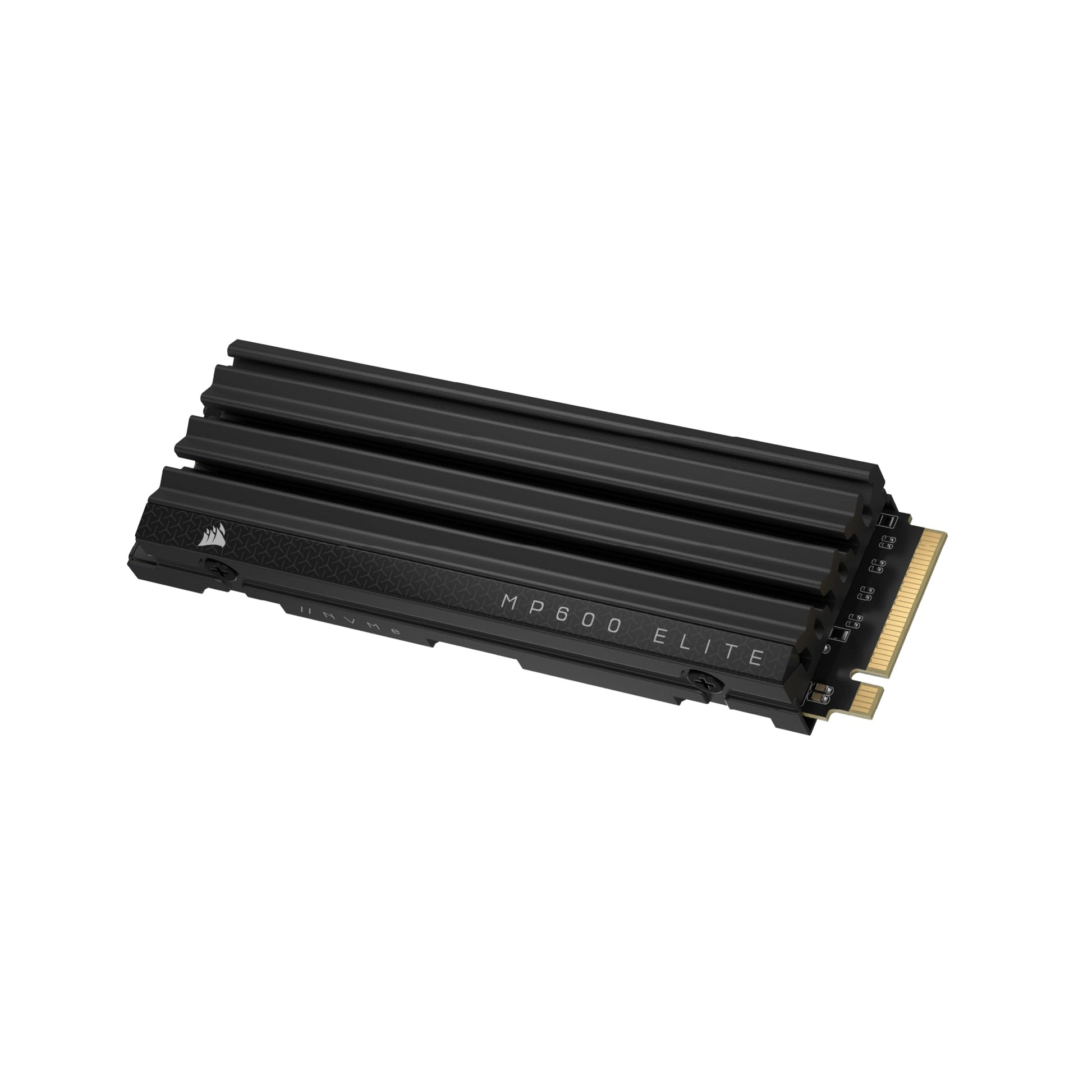 CORSAIR MP600 ELITE 2TB SSD - M.2 PCIe Gen4, 7000MB/s read speed, integrated cooler, high-density 3D TLC NAND, black