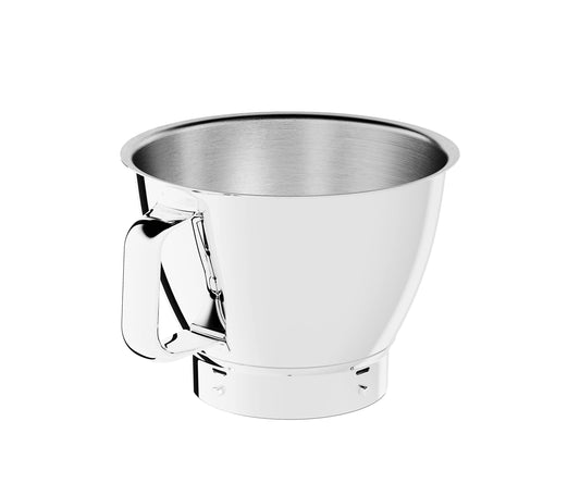 Kenwood nerūsējošā tērauda bļoda KAB50.000SS, piederums Titanium Chef Baker un Titanium Chef Baker Patissier XL virtuves kombainam, maisīšanas bļoda ar 5 litru ietilpību, mazgājama trauku mazgājamajā mašīnā, nerūsējošais tērauds