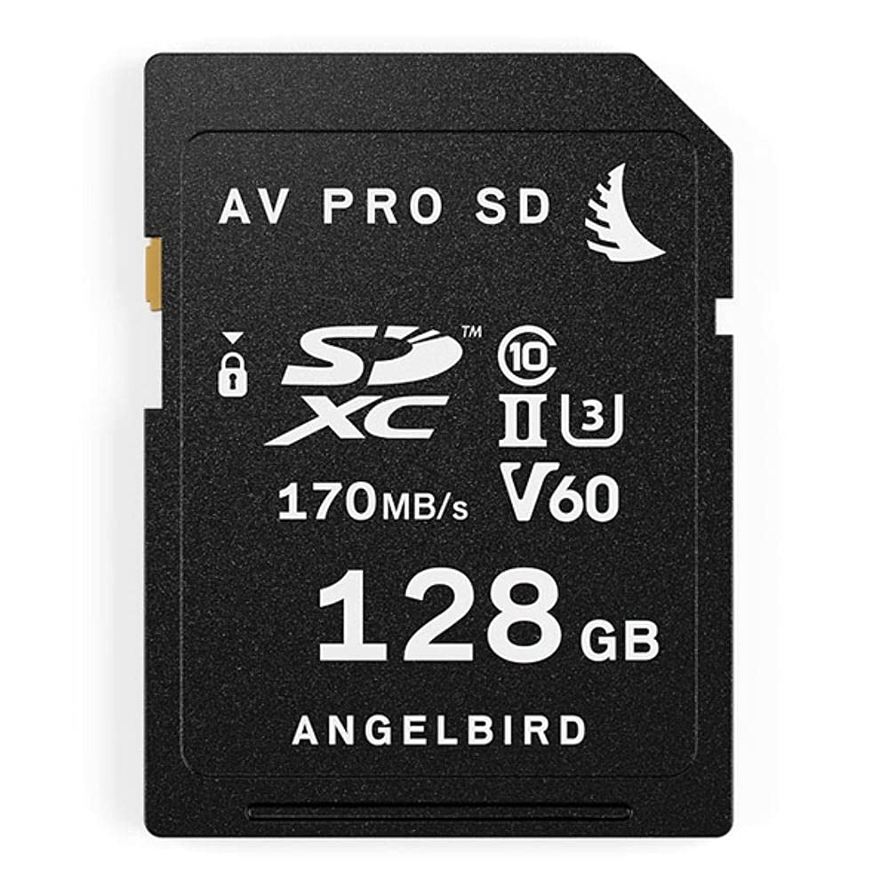 Angelbird SD Karte AV PRO UHS-II 128GB V60 - High-speed storage, V60 video performance, ideal for professional use.