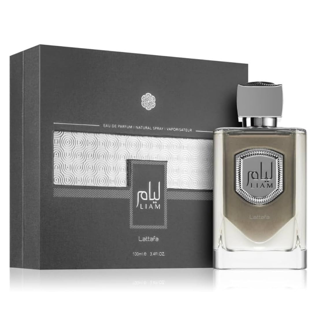 Lattafa Liam Grey Eau de Parfum aerosols, unisex, 100 ml/96,4 g