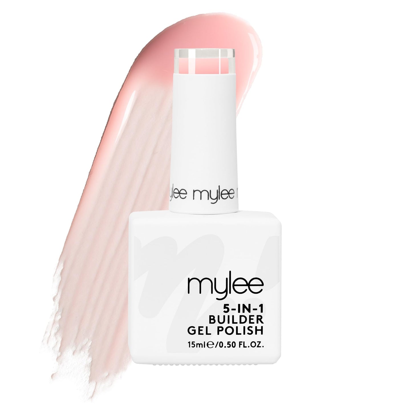 Gēla bāzes un modelēšanas gēls Mylee 5-in-1 Aufbaugel (15ml Light Pink), UV/LED Builder Gel